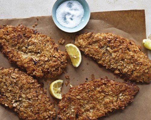 Matzo-Crusted Chicken Matzo-Crusted Chicken