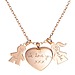 Merci Maman Family Charm Necklace
