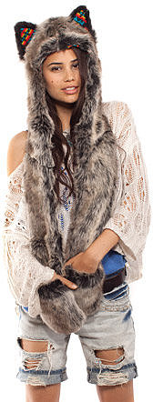 Grey Wolf Navajo - by Spirit Hoods