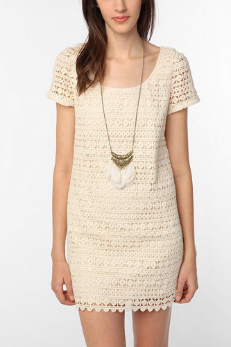 Staring at Stars Crochet Mini Dress