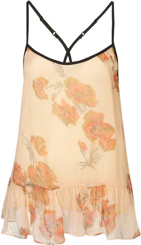 Frill Hem Floral Cami