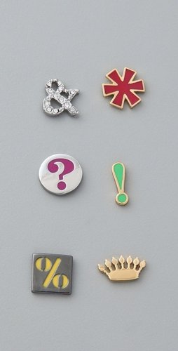 Juicy Couture Mismatched Symbols Studs