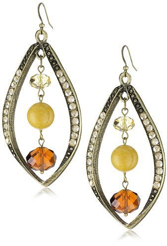 Sparkling Sage "Crushed Stone" Matching Petal Yellow Jasper Earrings