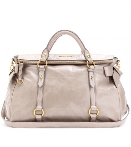 Miu Miu BOW LEATHER TOTE
