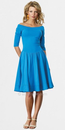 Classic Off Shoulder Day Dresses By Luna Luz