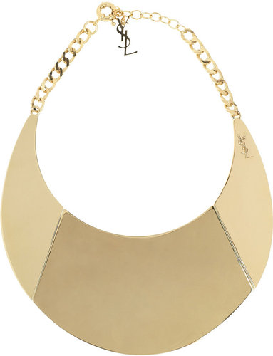 Yves Saint Laurent Purefly gold-tone necklace