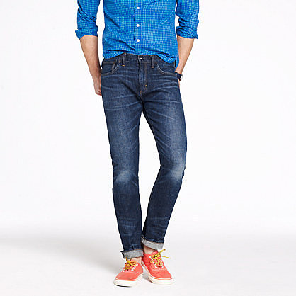 484 Jean In Dark Worn Wash