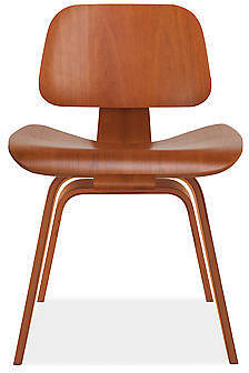 Eames® Molded Plywood Dining Chair with Wood Legs