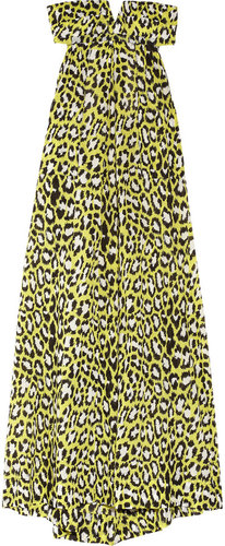 Diane von Furstenberg New Krystle animal-print cotton maxi dress