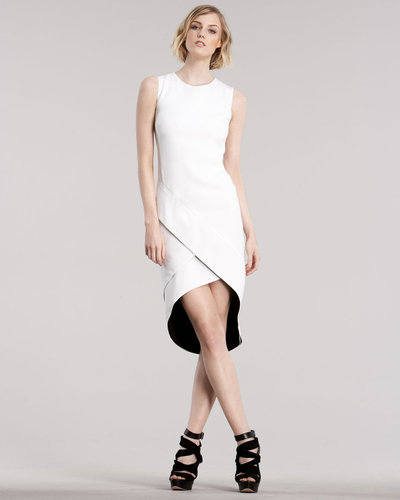 J. Mendel Double-Face Cutaway Dress