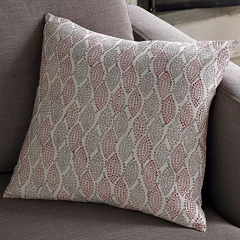 Hand-Blocked Cotton Lola Pillow Cover