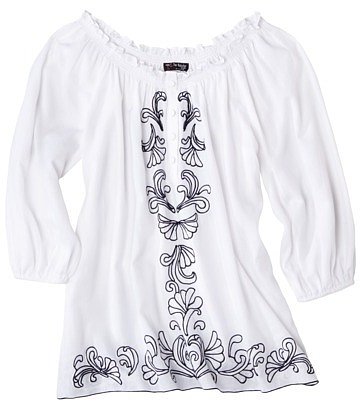The Webster at Target® Embroidered Tunic - Navy