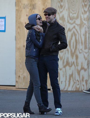 Jason Sudeikis cuddled with Olivia Wilde.
Jason Sudeikis cuddled with Olivia Wilde.