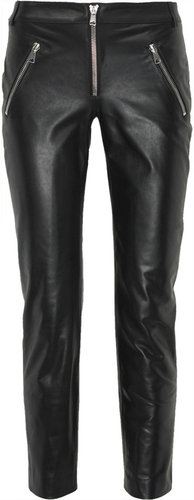 Alexander McQueen Leather motocross pants