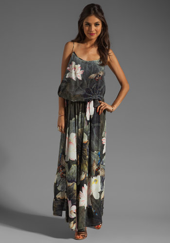 Camilla Bat Shoestring Strap Maxi Dress in Craving A Patch of Green from REVOLVEclothing.com