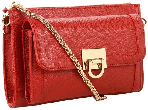 Ivanka Trump - Rebecca Crossbody Wallet (Black) - Bags and Luggage