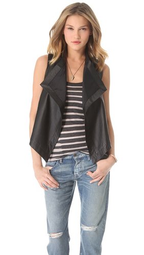 PJK Patterson J. Kincaid Ricky Leather Vest