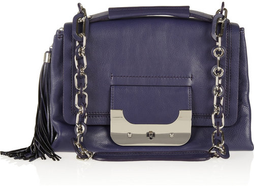Diane von Furstenberg Harper textured-leather shoulder bag