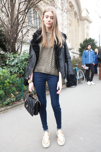 The metallic hues, shearling, and Chanel bag made this anything but your typical dressed-down denim look.
Source: Le 21ème | Adam Katz Sinding
The metallic hues, shearling, and Chanel bag made this anything but your typical dressed-down denim look.
Source: Le 21ème | Adam Katz Sinding
