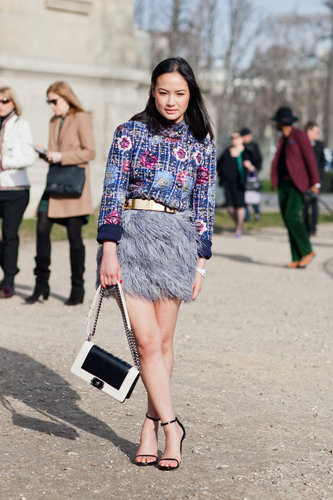 A tweedy top and feathered mini had a quintessentially Parisian chic effect.
Source: Le 21ème | Adam Katz Sinding
A tweedy top and feathered mini had a quintessentially Parisian chic effect.
Source: Le 21ème | Adam Katz Sinding