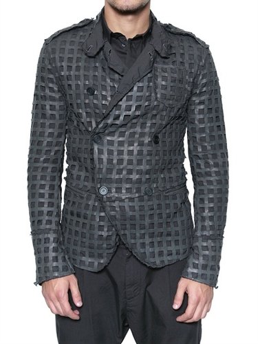 Dolce & Gabbana - Net Nappa Leather Jacket