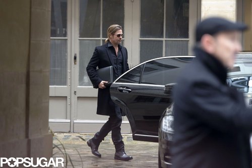 Brad Pitt Celebrates His Wine Success in Paris! Brad Pitt Celebrates His Wine Success in Paris!