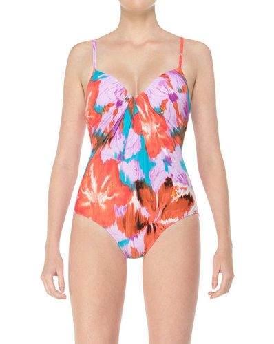 First Trimester: Spanx Pretty Plunge One-Piece First Trimester: Spanx Pretty Plunge One-Piece