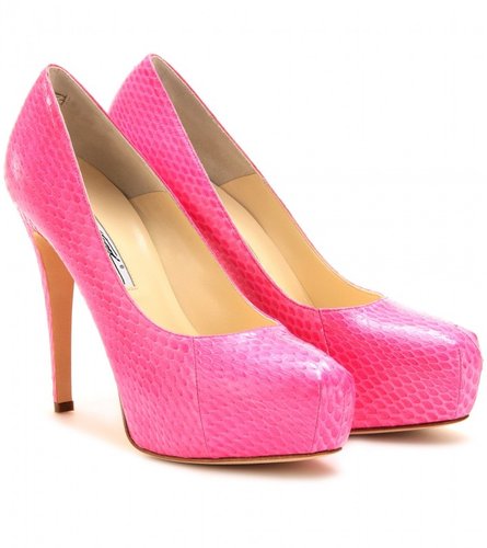 Brian Atwood MANIAC SNAKESKIN PUMPS