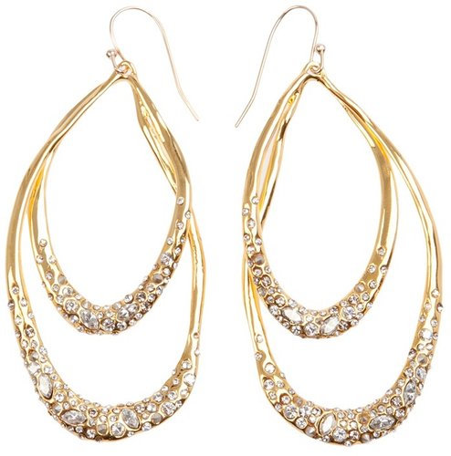 Alexis Bittar oval hoop earrings