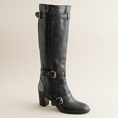 Miller tall midheel motorcycle boots