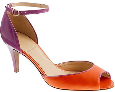 Lara peep-toe heels