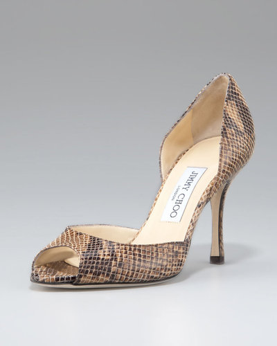 Jimmy Choo Logan Snake-Print d'Orsay