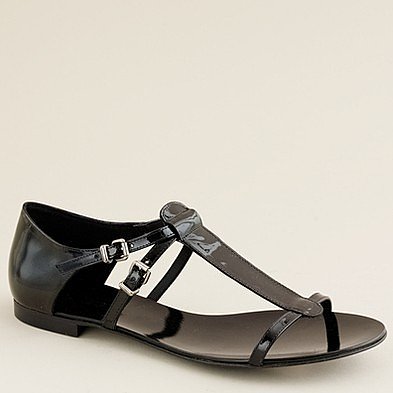 Iris patent sandals