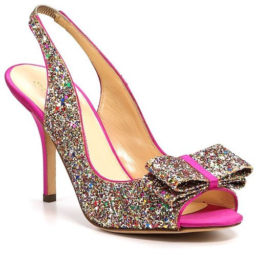 kate spade new york "Charm" Peeptoe Pumps