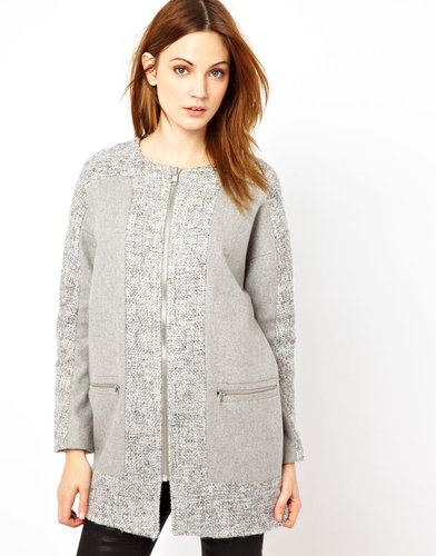 Warehouse Zip Cocoon Coat