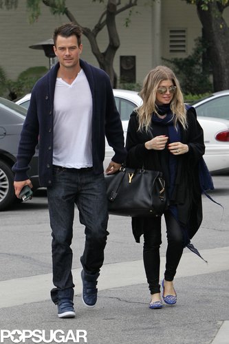 Josh Duhamel and Fergie attended church on Sunday.
Josh Duhamel and Fergie attended church on Sunday.
