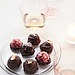 Raspberry Macaroons in Chocolate Shells