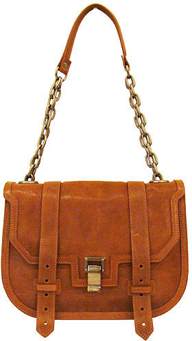 Proenza Schouler Mini Messanger With Chain Handle In Saddle