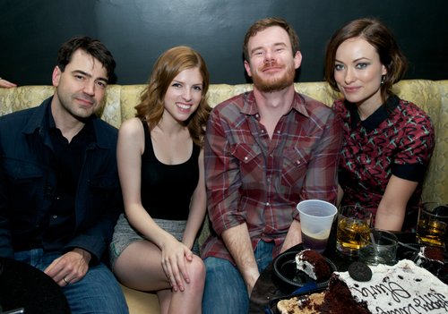 Anna Kendrick and Olivia Wilde had fun with their costars Ron Livingston and Joe Swanberg at the Drinking Buddies afterparty at SXSW.
Anna Kendrick and Olivia Wilde had fun with their costars Ron Livingston and Joe Swanberg at the Drinking Buddies afterparty at SXSW.