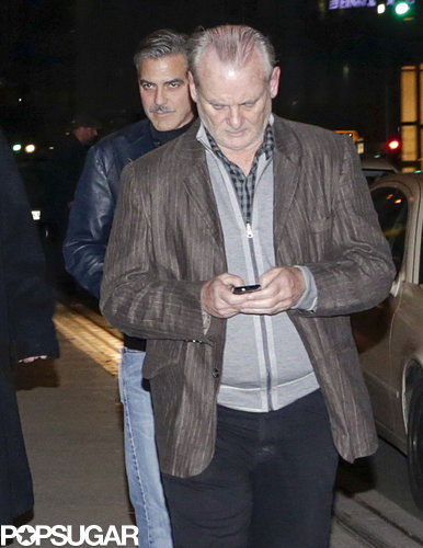 Bill Murray joined George Clooney and friends.
Bill Murray joined George Clooney and friends.