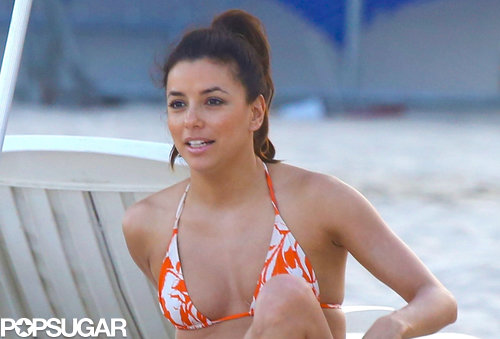 Eva Longoria kept it simple at the beach.
Eva Longoria kept it simple at the beach.