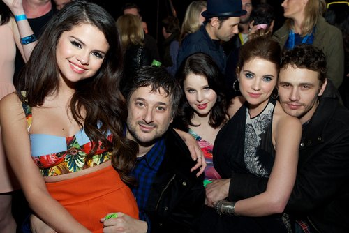 Selena Gomez, Harmony Korine, Rachel Korine, Ashley Benson, and James Franco celebrated at the Spring Breakers afterparty at SXSW.
Selena Gomez, Harmony Korine, Rachel Korine, Ashley Benson, and James Franco celebrated at the Spring Breakers afterparty at SXSW.