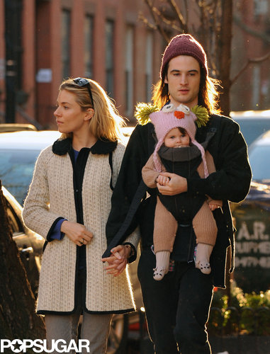 Sienna Miller and Tom Sturridge spent part of their Sunday afternoon strolling with their daughter Marlowe in NYC.
Sienna Miller and Tom Sturridge spent part of their Sunday afternoon strolling with their daughter Marlowe in NYC.