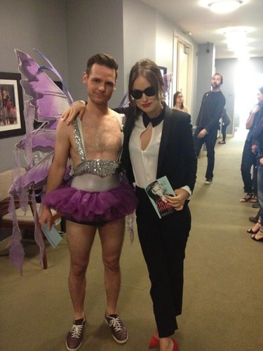 Olivia Wilde clowned around on the set of Chelsea Lately.
Source: Twitter user oliviawilde
Olivia Wilde clowned around on the set of Chelsea Lately.
Source: Twitter user oliviawilde