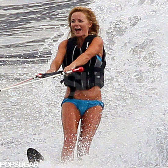 Geri Halliwell wore a bikini off the coast of France following her split with boyfriend Henry Beckwith in August 2011.
Geri Halliwell wore a bikini off the coast of France following her split with boyfriend Henry Beckwith in August 2011.
