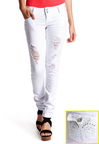 Almost Famous Jeweled Skinny Jean