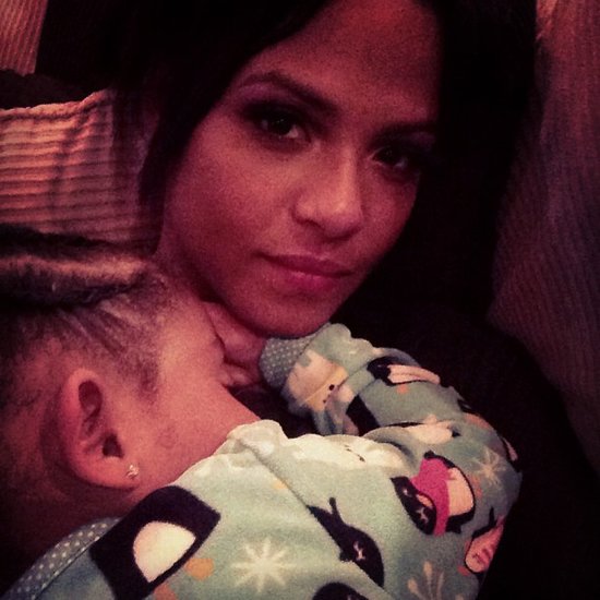 Christina Milian snapped a sweet photo as her daughter, Violet, slept on her chest.
Source: Instagram user christinamilian
Christina Milian snapped a sweet photo as her daughter, Violet, slept on her chest.
Source: Instagram user christinamilian