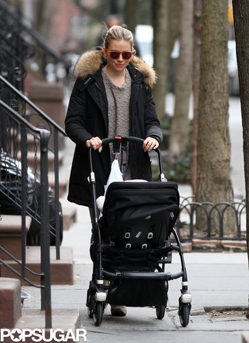 Sienna Miller Strolls Through the City With Baby Marlowe Sienna Miller Strolls Through the City With Baby Marlowe