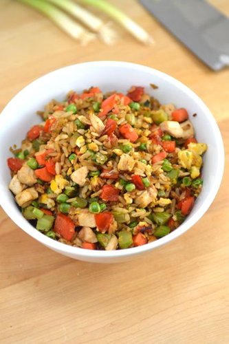 Lower Cal Chicken Fried Rice
