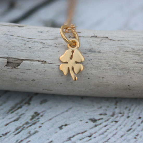 Gold Four-Leaf Clover Pendant ($28)
Gold Four-Leaf Clover Pendant ($28)